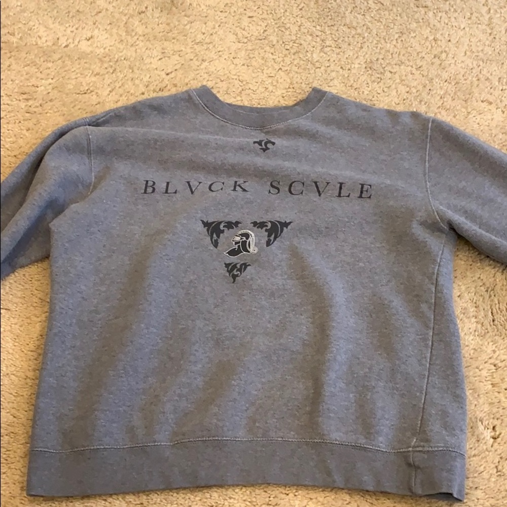 Black Scale Crewneck
